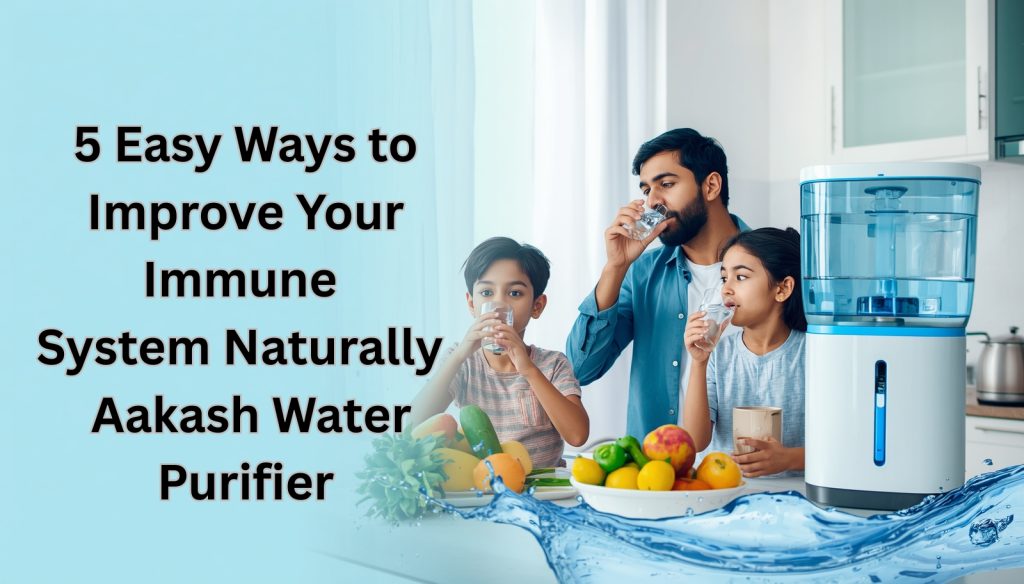Healthy drinking water and immunity tips from Aakash Water Purifier